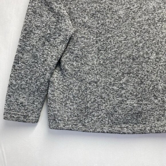 Old Navy Shawl Collar Neck Fleece Pullover Sweater Boys Large (10-12) Gray Used - Picture 10 of 13